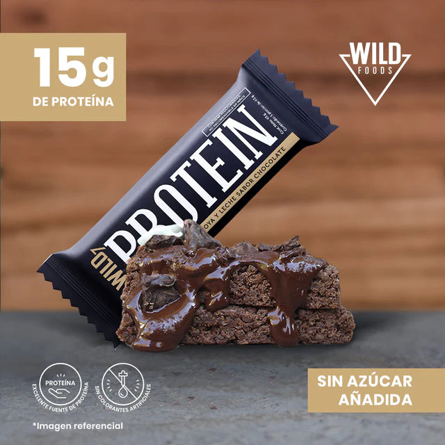 Barra de Proteina Sabor Chocolate Wild Protein