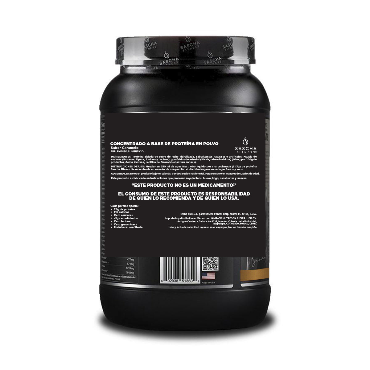 Sascha Fitness Suplemento Alimenticio Proteína