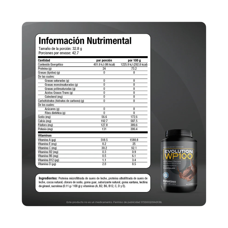 Evolution WP100 — Proteína de Suero de Leche para Recuperación | YourTop Store