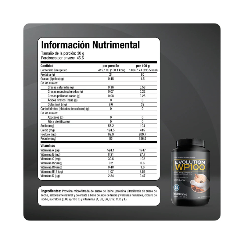 Evolution WP100 — Proteína de Suero de Leche para Recuperación | YourTop Store
