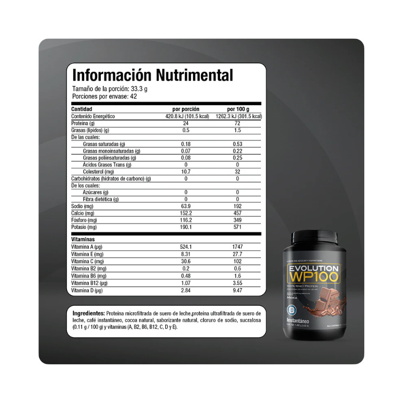 Evolution WP100 — Proteína de Suero de Leche para Recuperación | YourTop Store