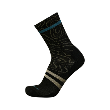 Point 6 Topo Ultra Light 3/4 Crew Black