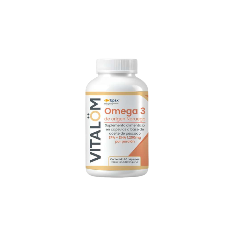 Vitalom Omega 3 — Suplemento EPA + DHA 1000mg Origen Noruego 60 Cápsulas | YourTop Store