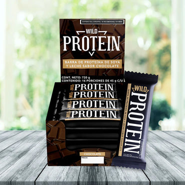 Barra de Proteina Sabor Chocolate Wild Protein