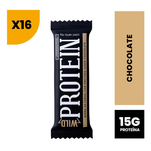 Barra de Proteina Sabor Chocolate Wild Protein