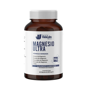 Magnesio Ultra - Magnesio de Amplio Espectro Calidad Premium